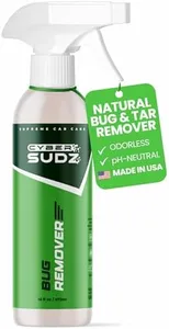 CyberSudZ Bug Remover for Cars – Safely Dissolves Bug Splatter, Tree Sap, and Road Grime – Use on Paint, Chrome, Glass, & More – pH Neutral, Ceramic Safe – 16oz