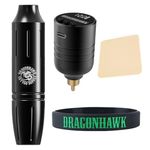 Dragonhawk S11 Tattoo Pen Machine B2 Wireless Tattoo Battery Kit Ballpoint Cartridges Needles Practice & Dotwork for Beginners Play & Learn