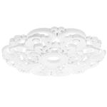 Homoyoyo Ceiling White PU Round Ceiling Cover Lighting Ceiling Ring for Ceiling Fan Light Fixtures