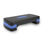 SQUAREFIT - Stepper for Exercise at Home| Adjustable Home Gym Exercise Sports & Fitness Aerobic Stepper with Height Adjustments (Blue-Black)