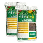 Strulch - 2 x 9kg Bags Mineralised Straw Mulch Garden Mulch Organic Slug Repellent for Gardens - Mulch for Garden in 9kg 100L Bags- Strulch Organic Garden Mulch