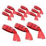 WANGDEFA Ninjas Party Favors, 24 Piece Ninjas Headband for Karate, Halloween, Birthday Parties, Red