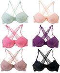 Alyce Intimates Womens Lace Bra, Pe