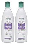 Himalaya Nourishing Baby Oil, Light & Non-Greasy for a Soothing Massage or Baby Bath, Free from Mineral Oil, Lanolin & Synthetic Colors, Dermatologically Tested, 200 ml (6.76 oz), 2 Pack