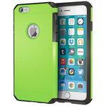 ImpactStrong for iPhone 6 / iPhone 6s Case, Heavy Duty Dual Layer Protection Cover (Lime Green)