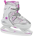 Lake Placid Peak Girl's Adjustable Ice Skates Fuchsia Medium (1-4)