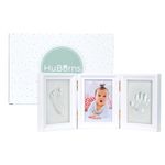 HuBorns - Baby Hand and Footprint Kit Easy to Frame - New Born Gifts & Keepsakes - Non-Cracking Clay Baby Footprint Kit & Handprint Kit - New Baby Essentials & Baby Accessories Ideal as New Mum Gifts