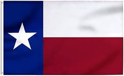 FLAGBURG Texas Flag TX State Flag 5x8 FT, Lone Star Flag with Print Vivid Color and UV Fade Resistant, Canvas Header and Double Stitched,Light-Weighted Flags with Brass Grommets