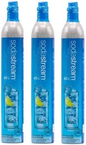 SodaStream 60 L Co2 Carbonator, 14.5 Oz, Set of 3, No Exchange or Gift Card.