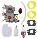 mainlead Carburetor for Poulan PR4218 P3314 PP4218A PP4218AVX PP4018 PP3516AVX P3416 PP3816 18'' 35cc 42cc Chainsaw for Craftsman 358.350990 358.341900 358.350830 358350830 for Walbro 0402 WTA30