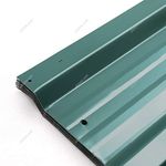 The Fellie 12pcs Metal Roofing Sheets Galvanised Steel Garden Storage Shed Roof Sheet Garage Metal Roofing Covers, 129x46cm-Green