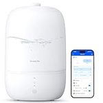 GoveeLife Humidifier for Bedroom, 3L Top Fill Cool Mist with WiFi Humidity Control, Oil Diffuser, Auto Shut-Off, Home, Baby, Plants, Work with Alexa