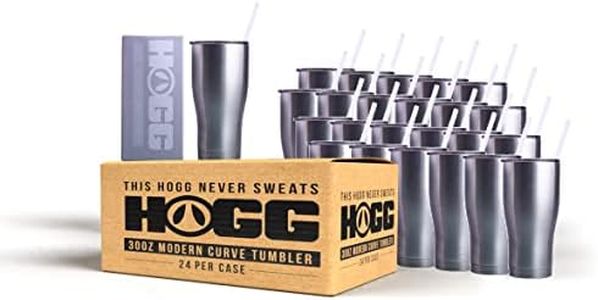 HOGG 30oz Modern Curve Tumbler Case (24 Pack) DIY, Customizable, Glitter, Epoxy, Bulk/Wholesale