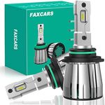 FAXCARS 9005 LED Headlight Bulbs High Beam Low Beam HB3 LED 9005 Headlights Bulbs High Brightness 6000K White 12V Plug and Play Pack of 2