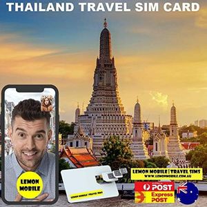 7/15 Days Thailand Travel SIM Card | Premium Unlimited Data | No Speed Cap | AIS Network (15 Days)