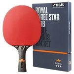 STIGA Royal WRB Table Tennis Racket - 3-Star ITTF Approved, Offensive Paddle with WRB System, 5-Ply Blade, 2.0mm Sponge, Enhanced Speed, Control, and Spin for Skill Development and Game Improvement