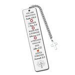 Inspirational Bookmarks Christian Bible Verse Daughter Bookmarker Encourage Gifts Women Go to University Keepsake Baptism Religious Church Birthday Graduate Appreciate Present You are Beautiful Loved