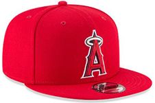 New Era Authentic Angels Red 9Fifty Snapback OSFM Hat Cap- Adjustable, Red, One Size