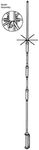 Hustler 4-BTV Vertical antenna, 10-