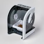 Closer Pets MiBowl Automatic Selective Microchip Smart Pet Feeder (CP500) - BPA and BHT Free Bowl with Enclosed Back for Small to Medium Cats and Small Dogs, White