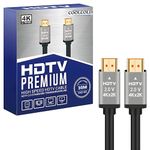 COOLCOLD HDMI Cable (30Meter/90FT) High Speed 4K UHD 18Gbps HDMI 2.0 Cord Supports 4K@30Hz UHD, 2160p, 1080p, Ethernet, 3D, Audio Return (ARC) for TV, Laptop, PC, Projector etc.