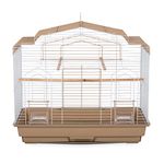 Prevue Pet Products SP50051 Barn Style Bird Cage, Brown/White