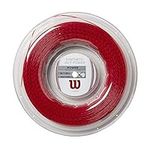 Wilson Unisex-Adult Synthetic Gut Power 200 m Reel Racket strings, Red, 16G