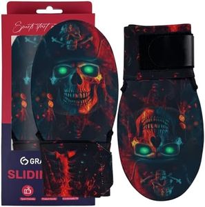 Gracfulcub Baseball Sliding Mitt, Sliding Glove Baseball Softball Guard, Ergonomic Design Protect Fingers (Skull Blaze)