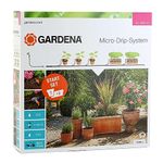 GARDENA 13001 Micro Drip Kit for Flower Boxes and Pots