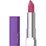 Maybelline Color Sensational Lipstick, Lip Makeup, Cream Finish, Hydrating Lipstick, Nude, Pink, Red, Plum Lip Color, Blissful Berry, 0.15 oz; (Packaging May Vary)