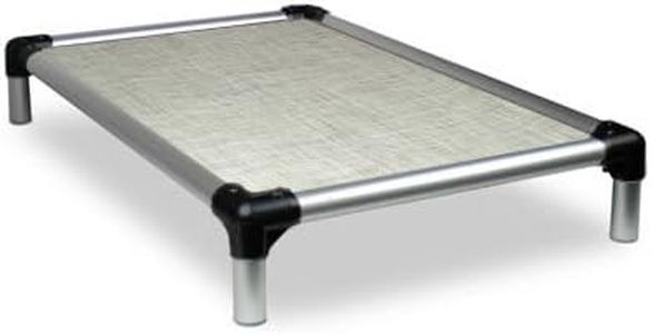Kuranda All-Aluminum Dog Bed - Large (40x25) - Vinyl Weave - Birch Forest