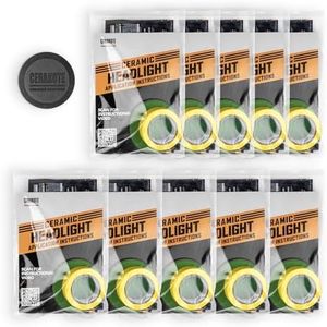 CERAKOTE® Ceramic Headlight Restoration Pro Kit - 10 Vehicle Bundle - Brings Headlights Back to Like New Condition - 3 Easy Steps - No Power Tools Required