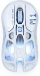 GravaStar Mercury M1 Pro Gaming Mouse, 78g Lightweight Magnesium Alloy, 26,000 DPI, PAW3395DM Sensor, 5 Programmable Buttons, Support Wired/2.4GHz/BT, Up to 200 Hours Battery Life