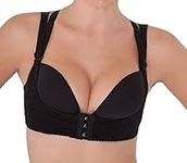 Boolavard Push-up Magic Bra Shaper Shapewear Vest Bust up Breast Support Sexy Bra S-XXL (Small, Black)