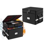 ETRONIK 2 Pack File Box Storage Organizer Box