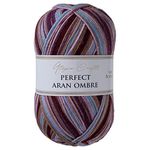 Utopia Crafts Aran Ombre Multicolour Knitting and Crochet Yarn, 300g - 600m (005)