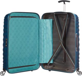 Samsonite Lite-Shock Spinner M Suitcase, 69cm, 73L – Blue