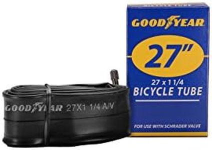 Goodyear Bicycle Tube, 27 X 1 1/4 | 27-inch Bike Tube with Butyl Rubber | Dependable Mountain Bike Tubes for Premium Cycling | ‎‎27 X 1 1/4