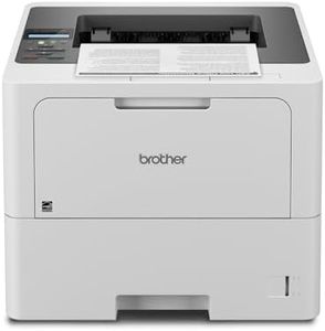 Brother HLL6210DW Business Monochrome Laser Printer with Large Paper Capacity, Wireless and Gigabit Ethernet Networking, Advanced Security Features and Mobile Printing (Renewed Premium)