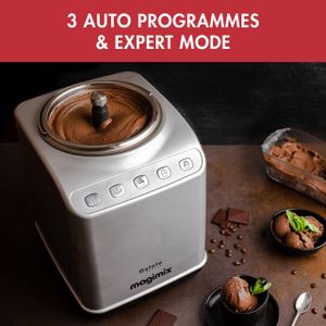 Magimix Gelato Expert Ice Cream and Dessert Maker – Stainless Steel