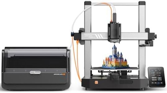 Anycubic Kobra 3 Combo 3D Printer, Multi-Color 3D Printer 4 Colors, Max 600mm/s Print Speed with ACE Pro Sealed Storage Keep Filament Dry, Print Smooth Ideal for All Skill Levels 9.8"x9.8"x10.2"