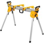 DEWALT Miter Saw Stand, Collapsible and Portable, 40” Beam, Extends up to 10 ft, Holds up to 500 lbs (DWX724),Silver