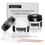 SFX Makeup Kit Platinum Silicone Modeling Compound Kit 3oz, Special Effect FX Makeup Fake Cut, Realistic Wounds, Scars, and Prosthetics, Professional Theater and Cosplay Halloween Party Supplier