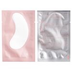 50 Pair Eye Pads for Eyelash Extension Pink Eyelash Pads by FADVAN Lint Free Under Eyes Gel Pads Patch Hydrogel Lash Patch Accessories for Eyelash Extensions (Pink)