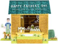 Hallmark 3D Father's Day Card - Pop Up Garden Shed Design