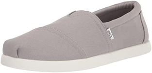 TOMS Men's ALP FWD Loafer Flat, Drizzle Grey Recycled Cotton Canvas, 9 UK