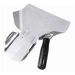 French Fries Shovel,Stainless Steel Fry Bagger Scooper Chip with Handle, for Packing, Popcorn, Flowers, Rice, Fruit, Vegetables