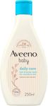 Aveeno Baby Daily Care Hair and Body Wash (1 x 250 ml), Tear-Free Baby Wash with Gentle Fragrance with Collodial Oatmeal, Gently Cleanses and Leaves Skin Feeling Moisturised, For Sensitive Skin