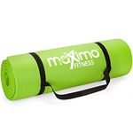 Maximo Yoga Mat,12MM Extra Thick Yoga Mat 183cm x 60cm Multi Purpose Exercise Mat for Men, Women, Non-Slip Yoga Mat, Ideal for Pilates, Planks, Stretching, Exercise Mat, for Home Gym Accessories