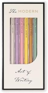 AMÉLIN ARCHIVE Cute Pencils with Artist Quotes, Gift for Art Lover, Set of 8, Colorblock
